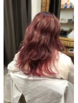 ヘアーサロン 6(hair salon) pink gradation×inner pink