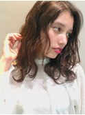 アイロンで巻いたような今っぽ巻きパーマ☆