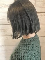 ベルクープス 天王寺店(Belle Coupes)&nbsp;【ベルクープス天王寺】KAYANOマットグレー　ボブスタイル