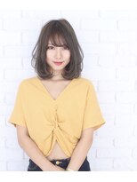 カグヤ ヘアーリンク 森小路店(華月 Hair L.I.N.C.) ゆるふわミディーボブ