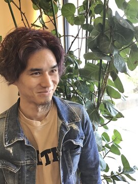 エッセンス ラベンダーカラーなパーマスタイル♪