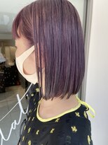 インビテーション(invitation)&nbsp;ブリーチWカラー・ピンクカラー・ラベンダー・ピンクパープル