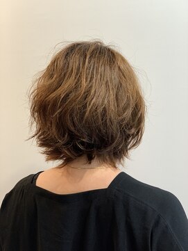 ピュアソウル(Pure Soul) ニューヨークドライカット★くせ毛ひし形ルーズボブ[渋谷]