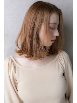 カバーヘア ブリス 上尾西口店(COVER HAIR bliss) 透明感グラデーションカラー外ハネボブディY上尾10代20代30代