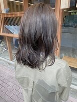 シプレ(cipre)&nbsp;ミディアムレイヤー×グレージュ