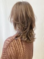 アルバム 渋谷パルコ(ALBUM) レイヤーミディ_グレージュカラーボブウルフ_ba334941