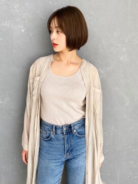 ディスコ(disco) 20代30代40代大人可愛いシースルーボブ