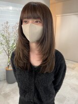 ボタン ハカタ(VOTAN hakata)&nbsp;【YU_KA】レイヤーカット×ぱっつん前髪