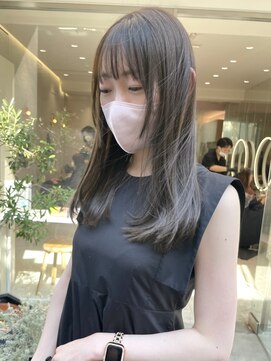 マイル 渋谷(mile) オリーブグレージュ/レイヤーカット