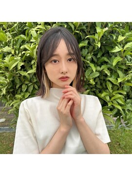 シェリッシュ ノース(Sheriche North) ミルクティー×インナーカラー【ブリーチ1回】