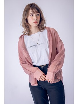 スノードロップ 高円寺店(Snowdrop) 前髪/マチルダボブ/ピンクベージュ/インナーグレージュ/高円寺