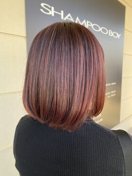 シャンプーボーイ ヒノ(SHAMPOO BOY Hino) ボルドーカラー