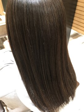 アニュー 北浦和店(ANEW) 《髪質改善》ツヤツヤ・まとまり感セミロング