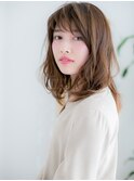 綾瀬/髪質改善/ニュアンスカラーの波巻きエアリーロングh