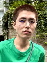 ナループロアオハナ(Nalu pu loa ohana) 坊主/茶坊主/メンズ坊主/おしゃれ坊主/メンズカラー/ブラウン