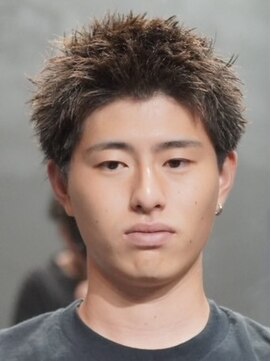 ノーエン(noen) スパイキーショートビジネスショートツーブロックフェード短髪