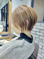 30代/40代/50代・絶壁解消・小顔前下がりショートボブ【中村】