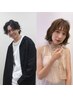 【 纐纈指名限定 】骨格矯正カット＋波巻きパーマ￥22,770→￥18,200