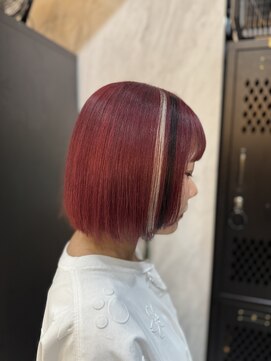 ヴァイス 渋谷店(VAICE) ワインレッド/ボルドー/ボブ