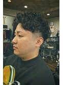 ツーブロフェードスパイラル