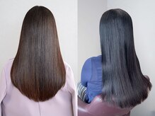 【髪質改善×縮毛矯正】クセやうねり、湿気に悩む日々にサヨナラ。毛先まで自然なうるツヤストレートへ♪