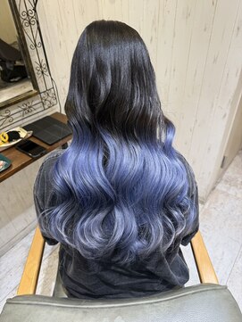 ニケロランジュ(Nike L'orange) 水色グラデーションカラー