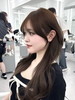 アマトウキョウ アユンチェ(AMA TOKYO×AYUNCHE) 前髪顔まわり韓国ヘアレイヤーカットサイドバンク2wayバンク韓国