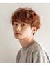 【メンズ限定フルコース】カット＋パーマ＋カラー＋眉カット＋マイクロバブル