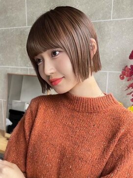 サンドレオ 新宿店(sand Leo) ヘイリーボブ/前髪/レイヤーカット/小顔/髪質改善/縮毛矯正/新宿