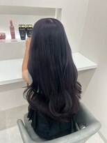 シイム(CYM)&nbsp;艶髪パープルグレージュ/レイヤーカット/ウェーブ