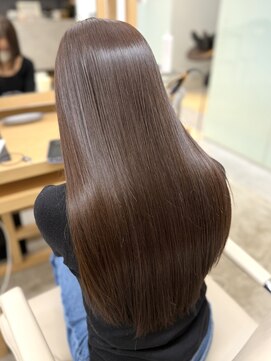 ソラ 広尾店(SORA) グレージュ/艶カラー/髪質改善