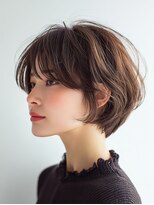 ロディーナコク 大口 新子安(rodina.coc)&nbsp;着物ヘア/大人ガーリー/ダークアッシュ/似合わせカット/大口子安