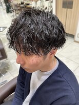 アッシュ 浦安店(Ash)&nbsp;波巻きスパイラルパーマツイストスパイラルパーマメンズマッシュ