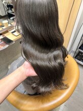 サロンドバン 恵比寿 大人気◎オリーブベージュ×レイヤーカット