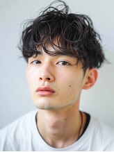 イーナ(iina) 無造作スパイラルパーマショート