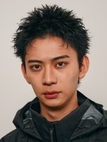テン 心斎橋(tenn.)&nbsp;アクティブショートフェザーパーマルーズショートセンターパート