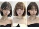 レア 渋谷(Le'a)の写真/[口コミで大人気☆]小顔効果もある顔周りの細かいカットで印象チェンジ！韓国風ボブも◎《カット+TR￥4950》
