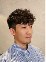 ワンワンオー バーバーショップ 長浜店(@110 BARBER SHOP)&nbsp;スペインカール