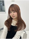 顔まわりレイヤー　ロングレイヤー　ミディアムレイヤー　立川