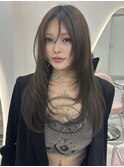 薄め長めなバングが盛れる秘訣♪