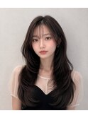 韓国風レイヤー/暗髪カラー 【アヤネ】