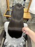 【相場指名限定】酸性縮毛矯正＋艶カラー＋5ステップトリートメント