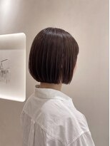 ウィズ ヘア デザイン(wis hair design)&nbsp;髪質改善で叶える艶ワンレンボブ 後ろ姿までこだわり