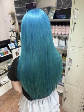 イブヘアー(eve hair) ♪ペールブルー/水色/派手髪カラー/推しカラー