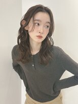 フィルムス 横浜(FILMS+) ひし形レイヤーボブハッシュ/顔周り/オリーブベージュ/横浜+