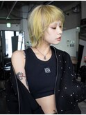 【GEEKS渋谷】レイヤーボブ/マッシュウルフ/ミックスカラー/小顔