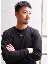 メリケンバーバーショップ コウベ(MERICAN BARBERSHOP KOBE)&nbsp;ワイルドアップバングビジネスソフトツーブロック#m