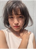 抜け感たっぷり♪小顔に魅せる秘密のワンカール内巻きボブ♪