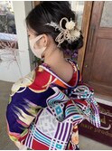 成人式ヘアセット☆