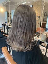アジールヘア 池袋東口店(agir hair)&nbsp;グレージュカラーダブルカラービタミンカラーくびれヘア池袋